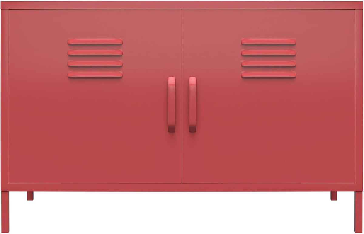 2 Door Metal Accent Cabinet Z451
