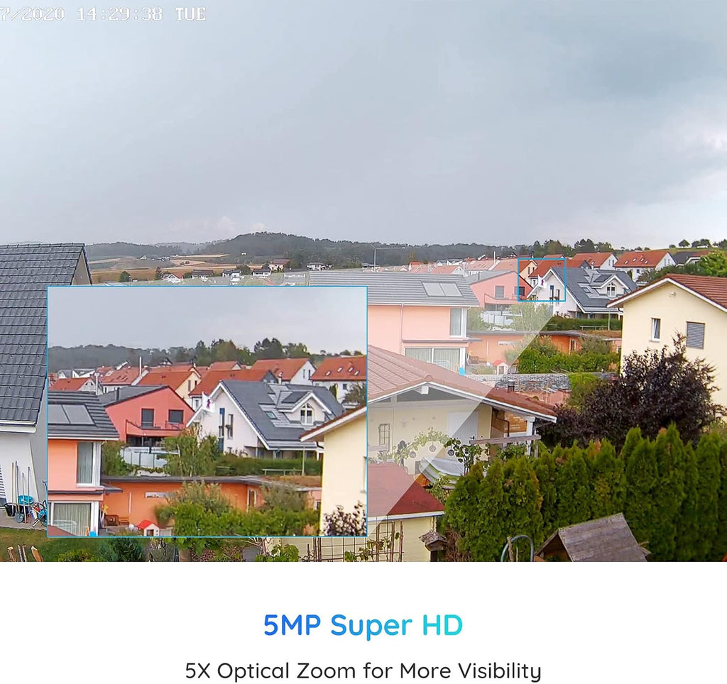 5MP HD PTZ Security Camera System Outdoor B860