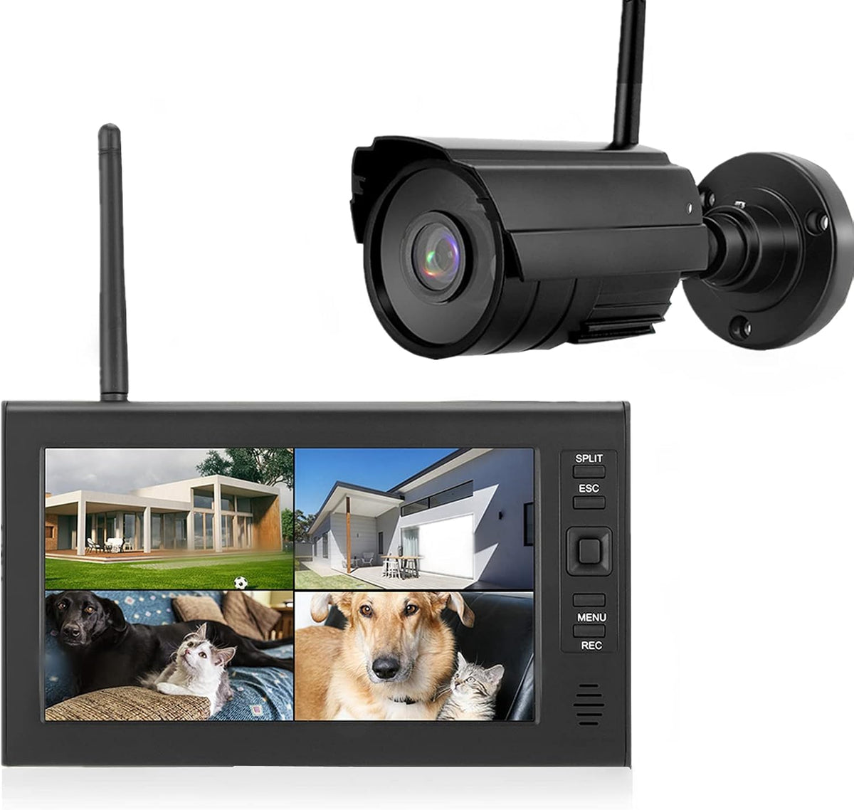 Wireless WiFi Outdoor Security Camera with Night Vision A1823
