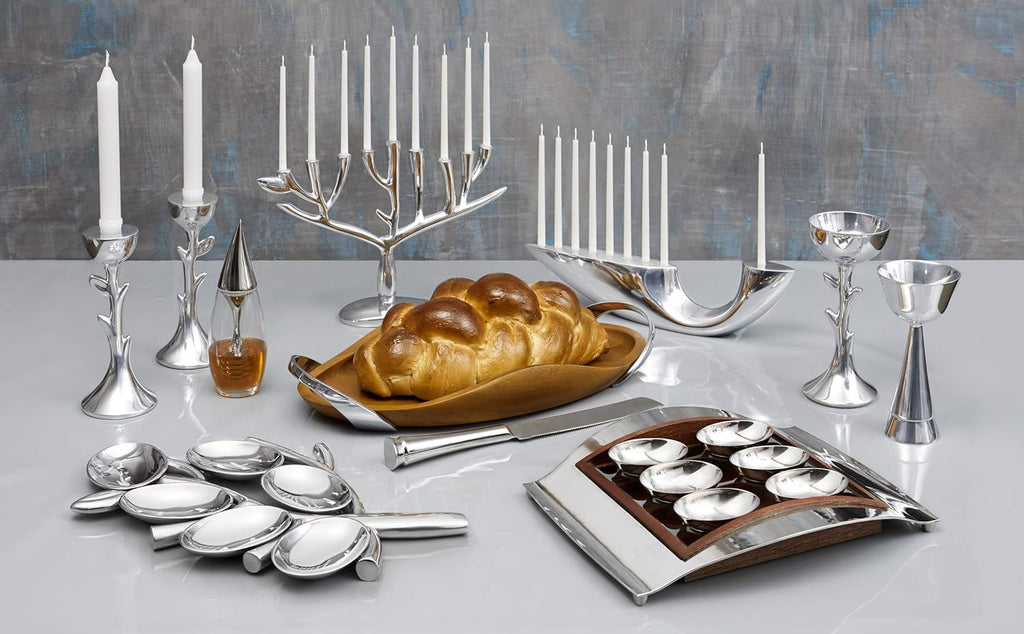 Wood and Alloy Seder Plate K683947