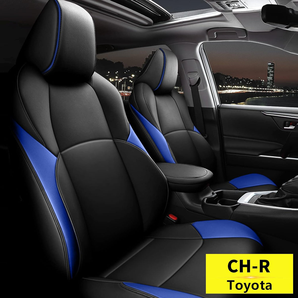 Faux Leather Car Seat Covers Full Set E946062