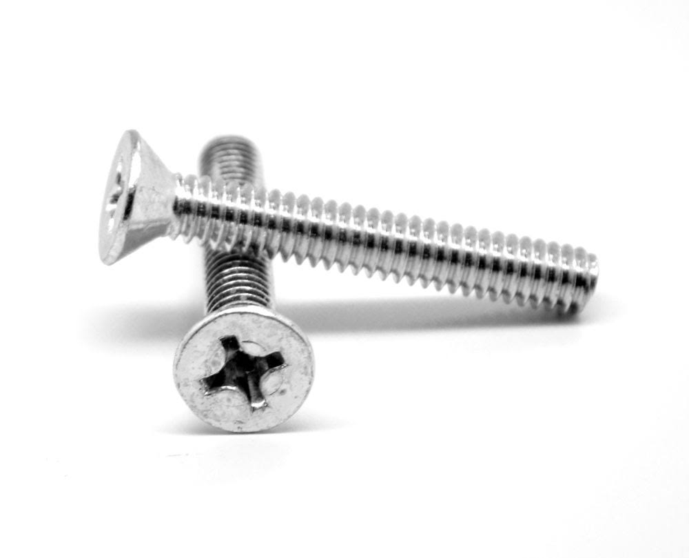 #4-40 x 1 1/2 Coarse Thread Phillips Flat Head Machine Screw V93951