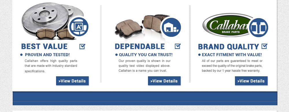 5 Lug 4 Rotors Brake Pads Clips V25008