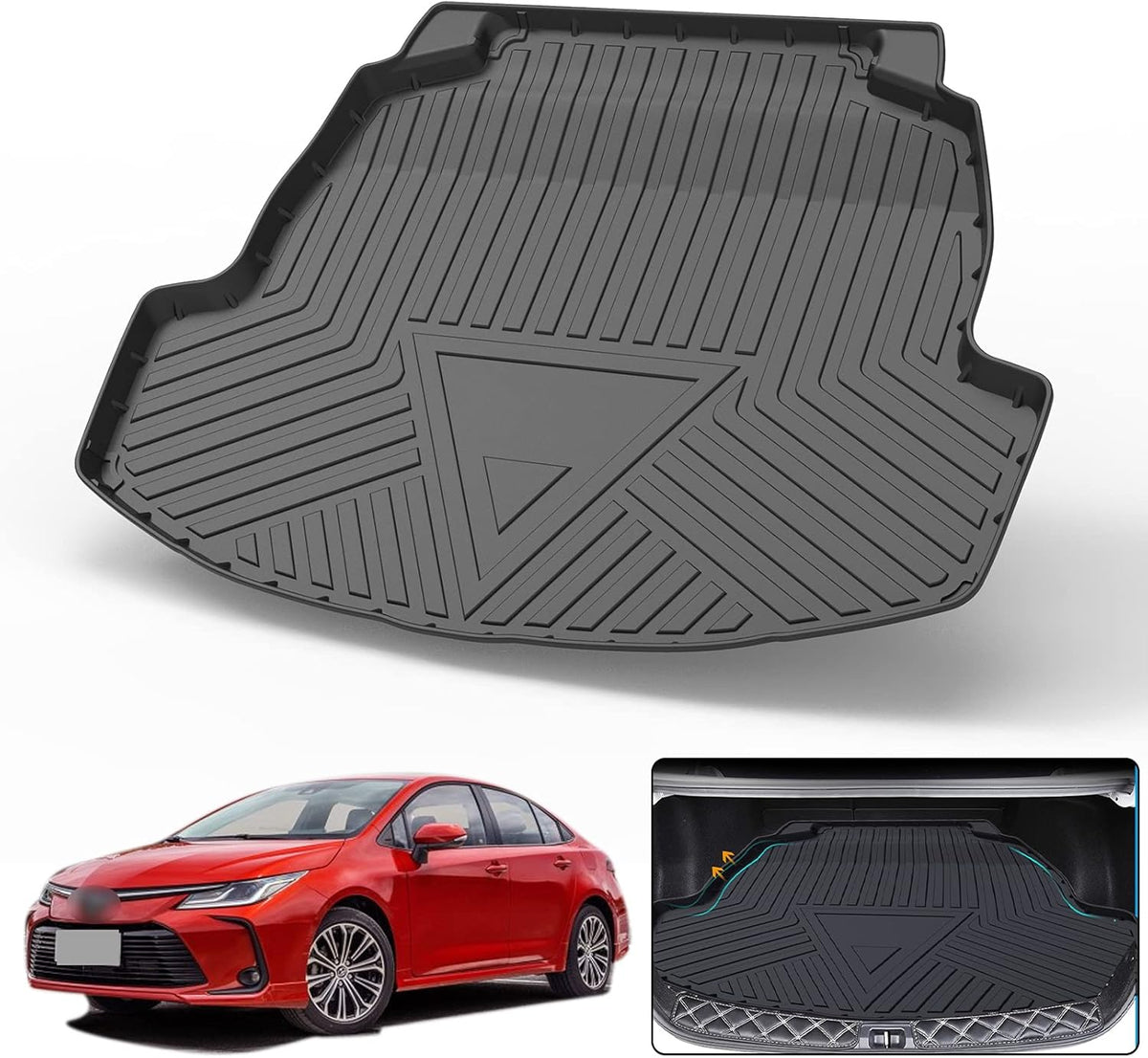 Black TPO All Weather Cargo Liner Y875814
