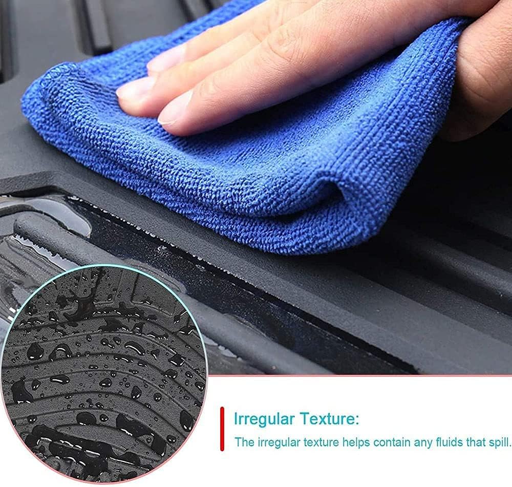 Custom Fit Cargo Mat Trunk Liner Heavy Duty Rubber Waterproof Floor Mat Pack of 2 J891
