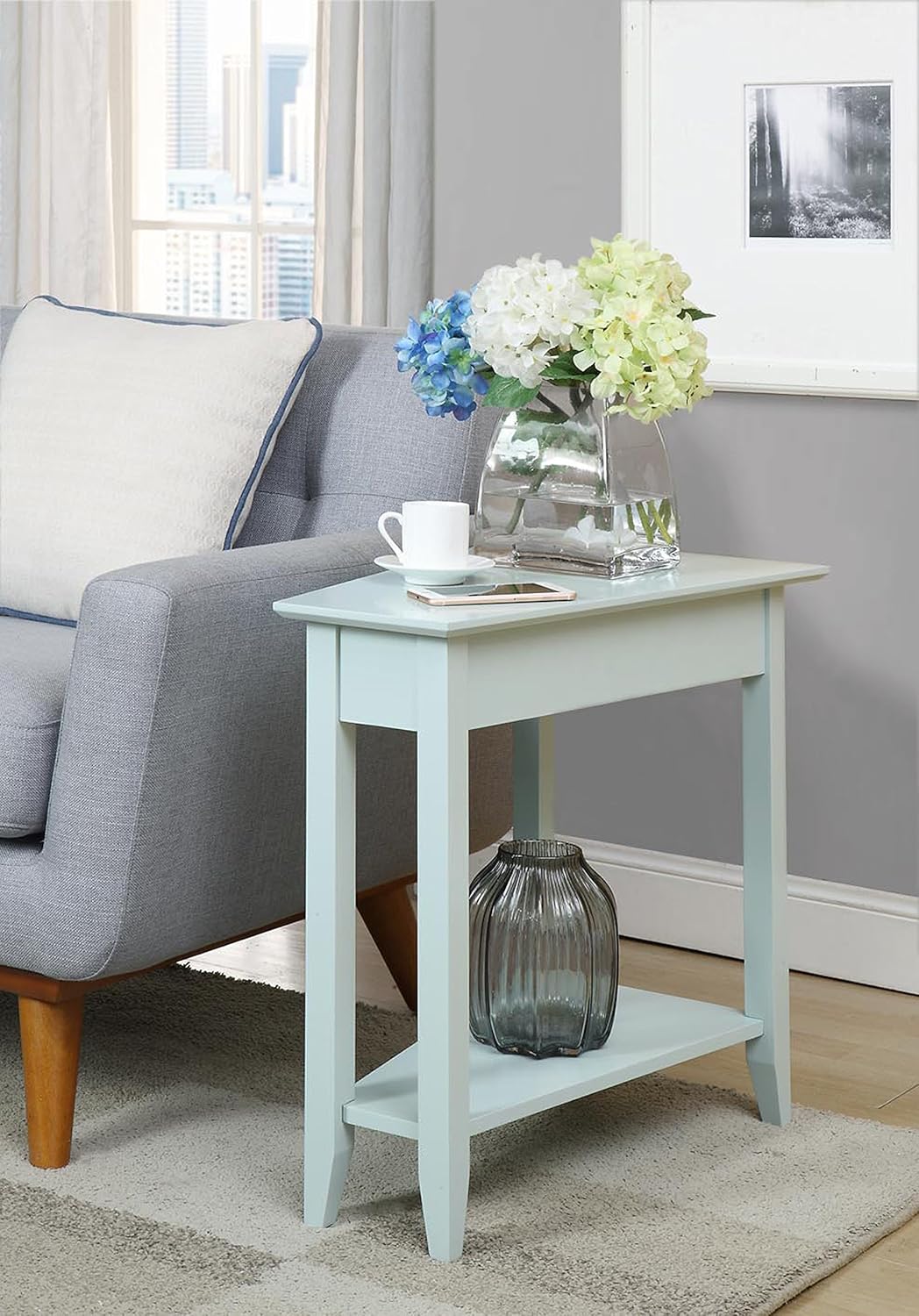 Cherry Wedge End Table R1515