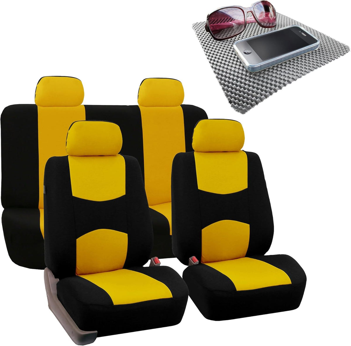 Bright Flat Cloth Full Set Car Seat Covers Q699