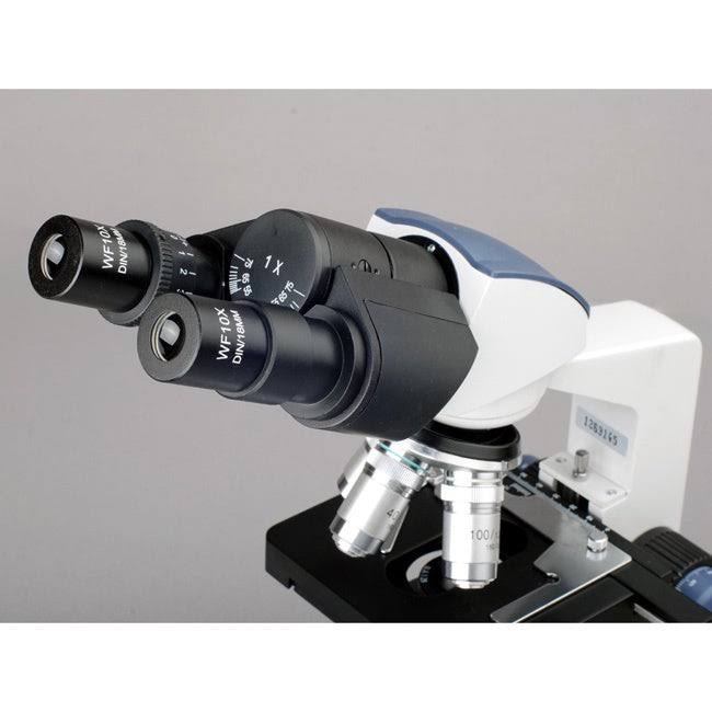 40X-2000X LED Digital Binocular Compound Microscope with USB Camera C343
