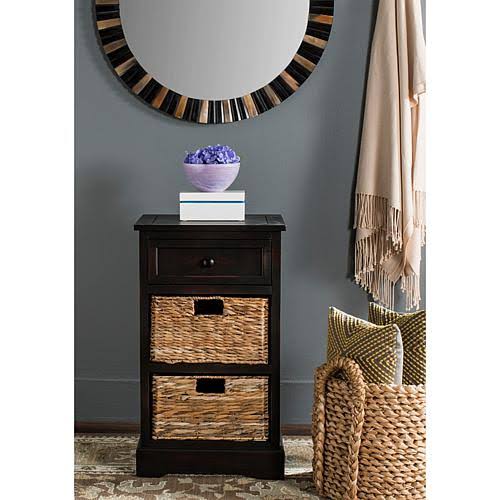 Grey Storage Side Table P91175