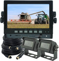 Wired Dual Backup Camera Kit, 7 LCD Monitor, IP69K Waterproof Rear View Camera P164017