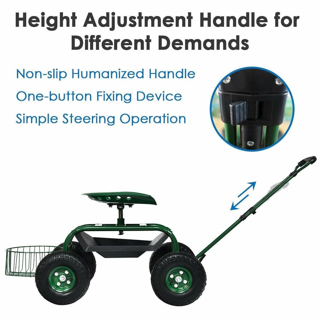 Heavy Duty Garden Cart Work Seat U833