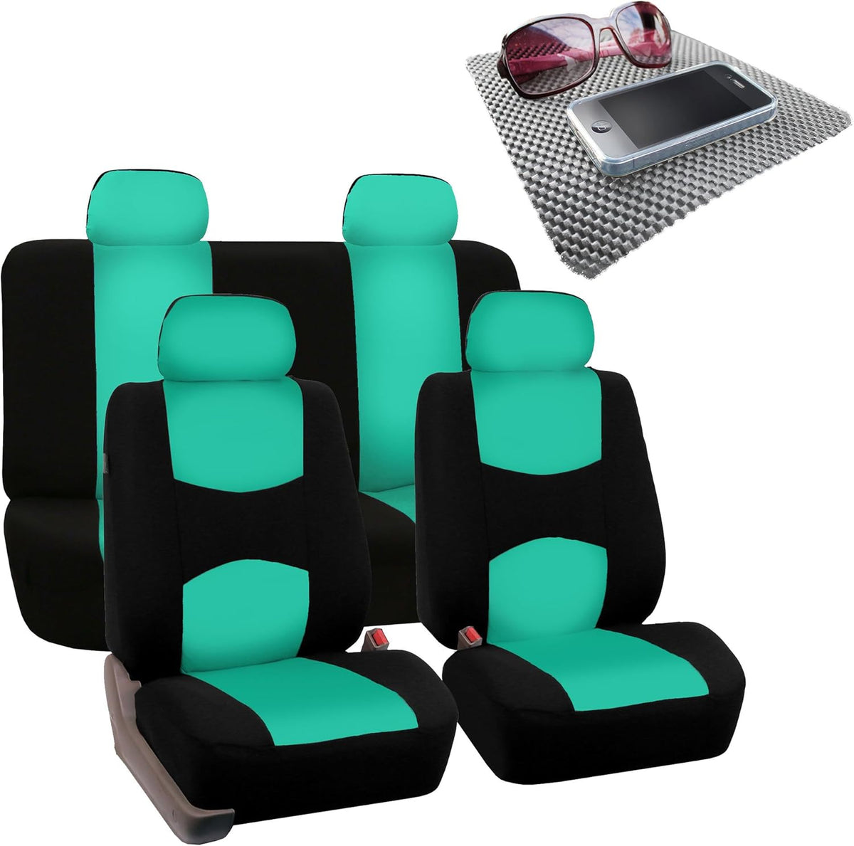 Bright Flat Cloth Full Set Car Seat Covers Q699