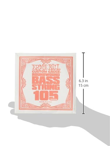 Nickel Wound Bass Guitar Strings, 50-105 Gauge J706343