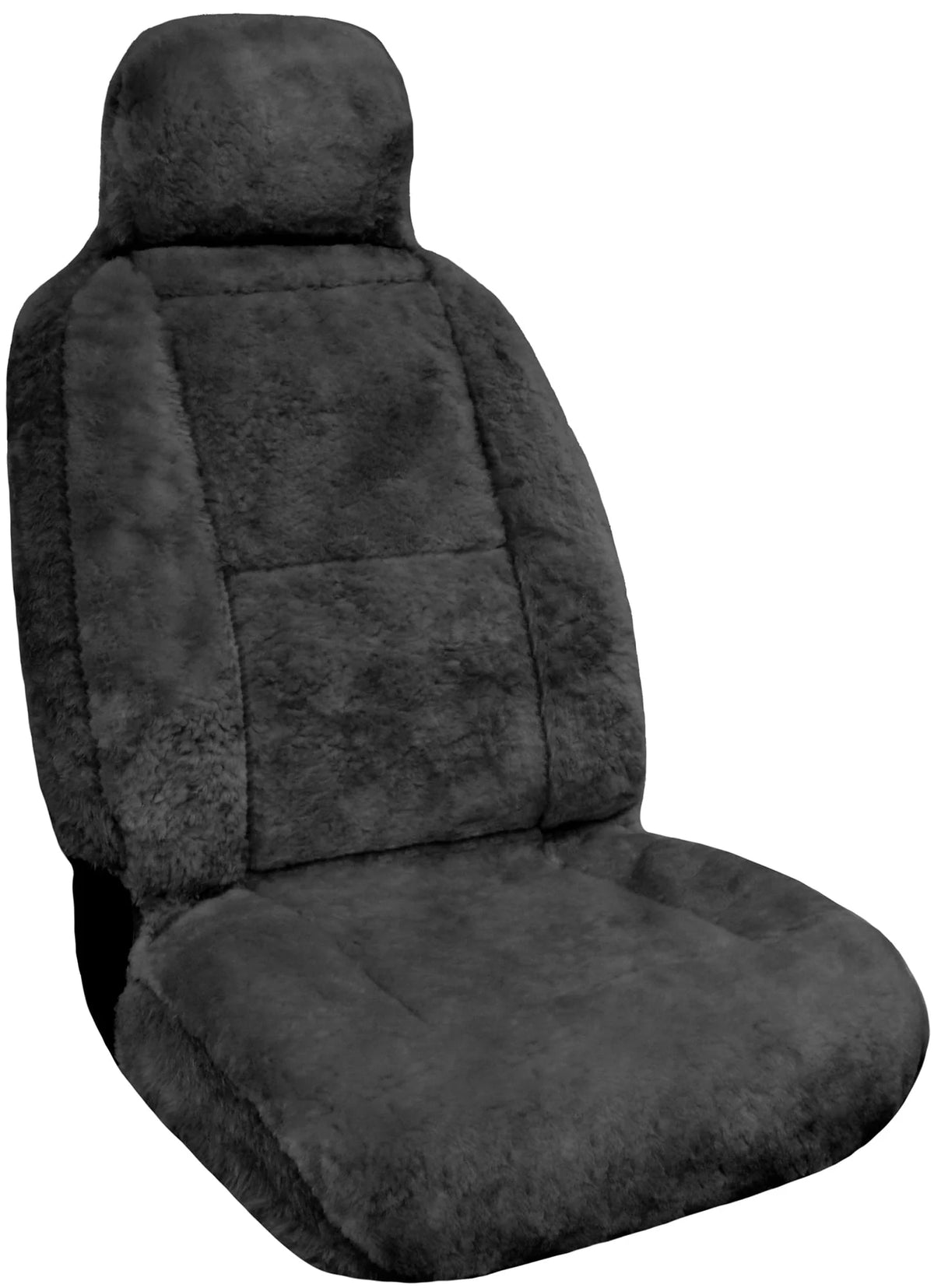 Sheepskin Seat Cover Gray W6215