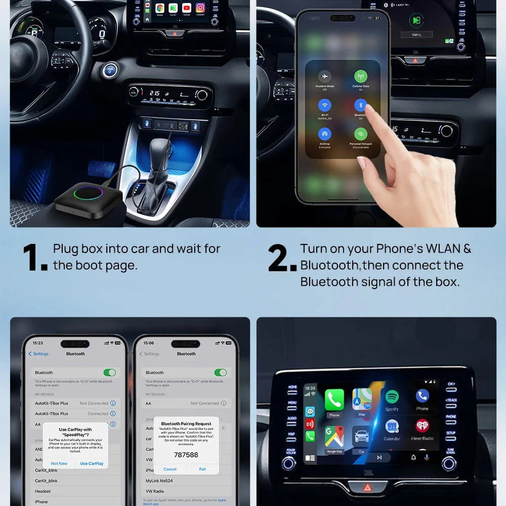 Android 13 Wireless Android Auto & Apple CarPlay Smart Tv Box S704