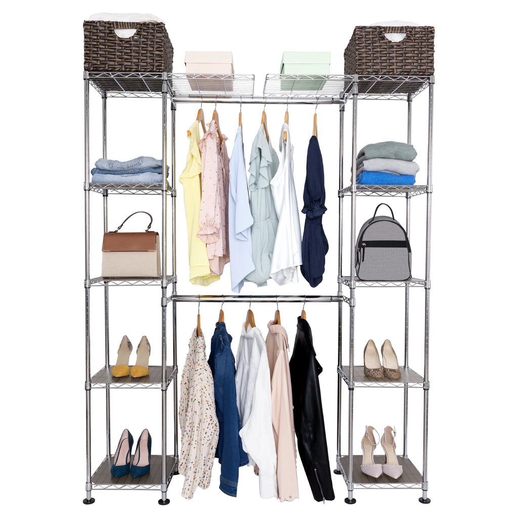 Steel Expandable Closet Organization System J471936