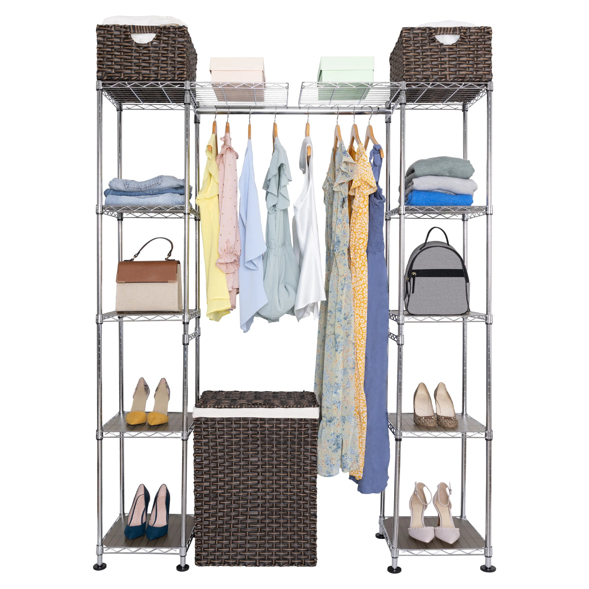 Steel Expandable Closet Organization System J471936