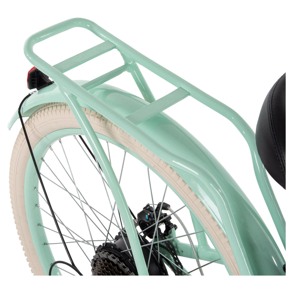 Mint Green 26-in 7-Spd Electric Cruiser Bike D57674