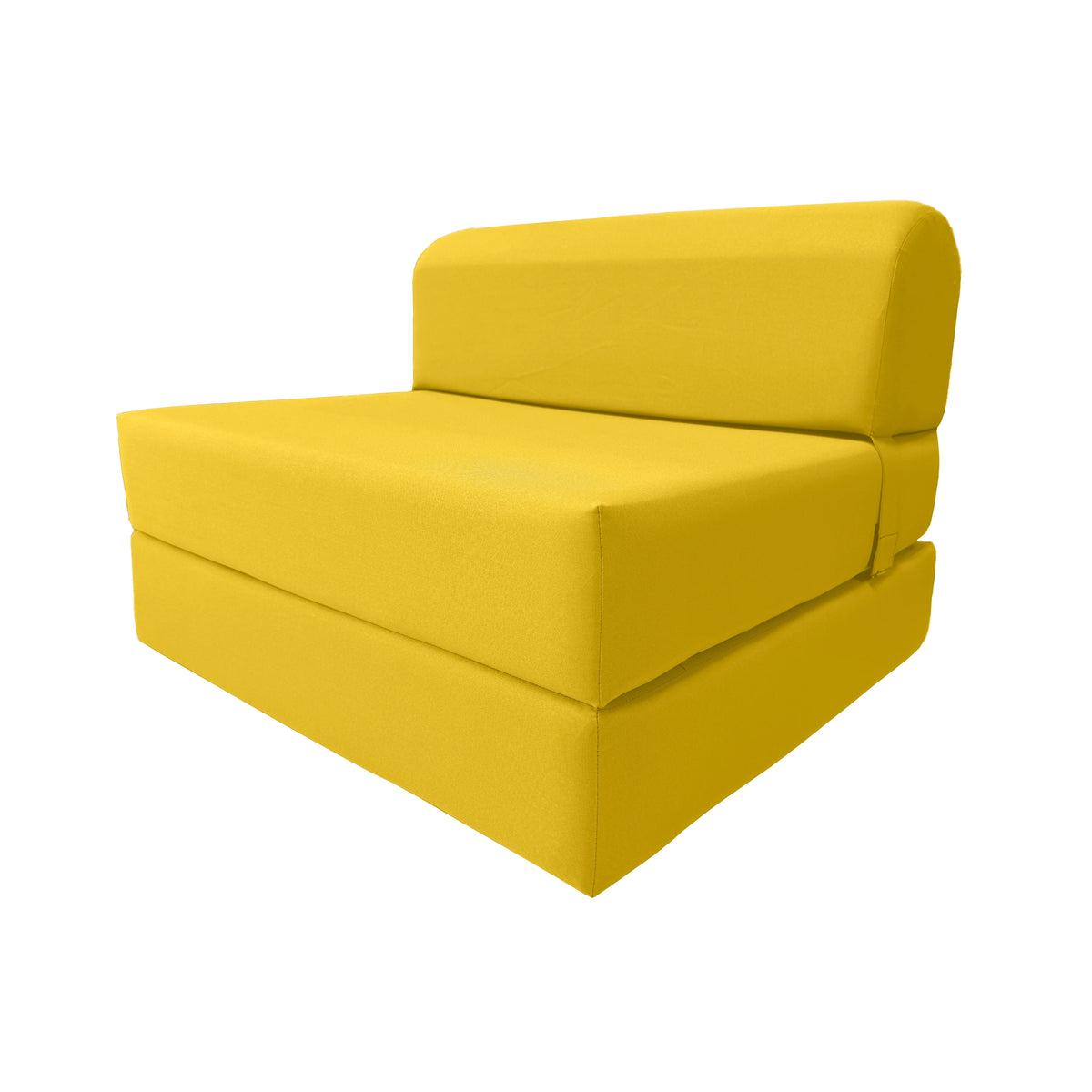 Yellow Folding Foam Sleeper Chair J12148