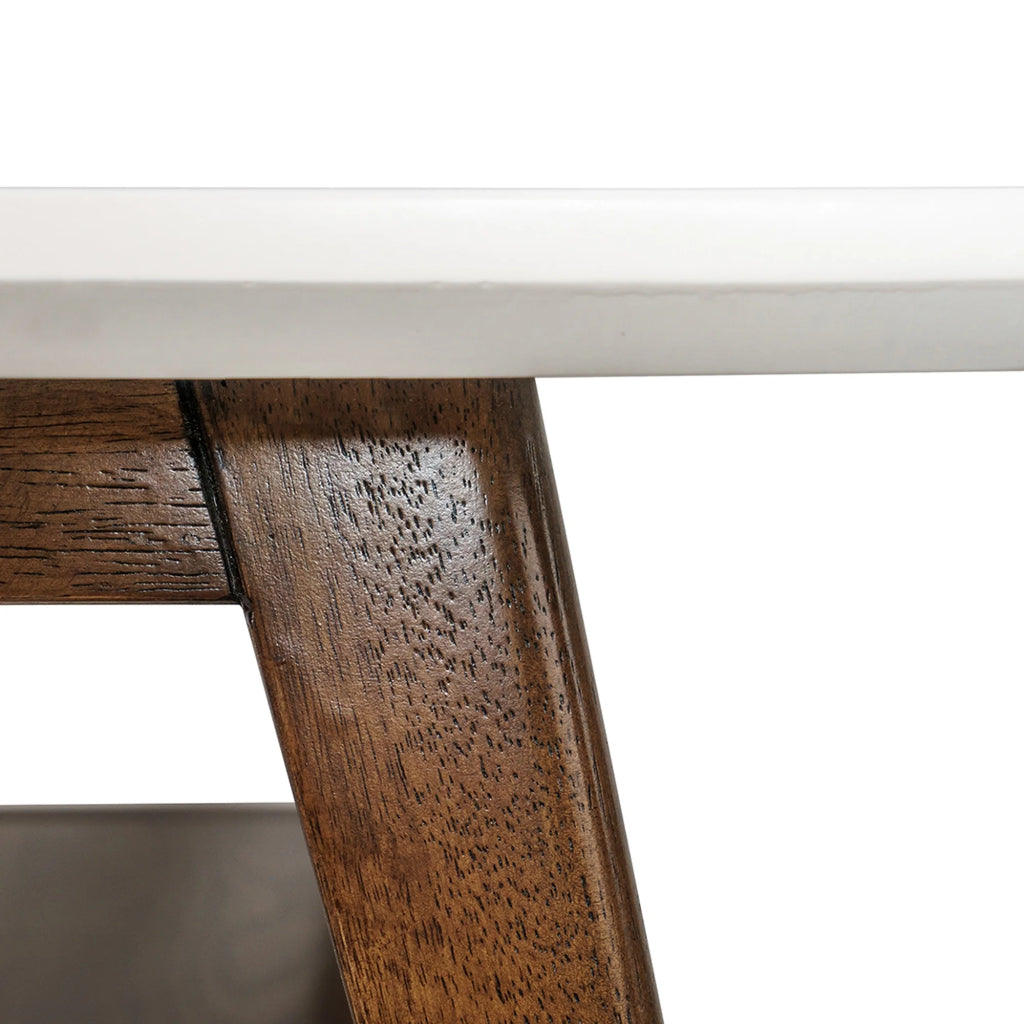 Off-White Pecan Coffee Table H88936
