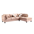 Mocha Microsuede Sectional L213795