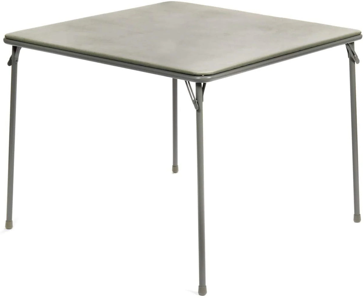 Black 5pc Folding Card Table and Padded Chair Set A950130
