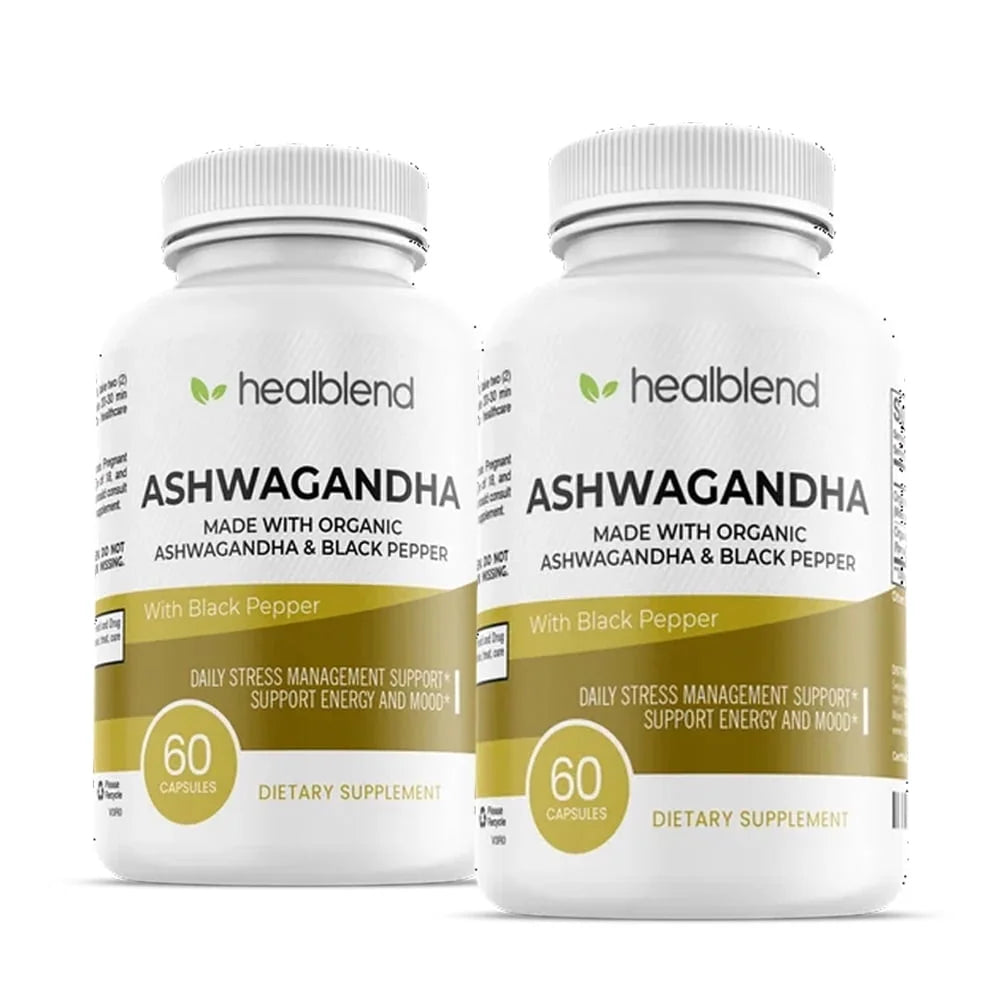 Organic Ashwagandha Supplement 1300mg with Black Pepper Extract T414427