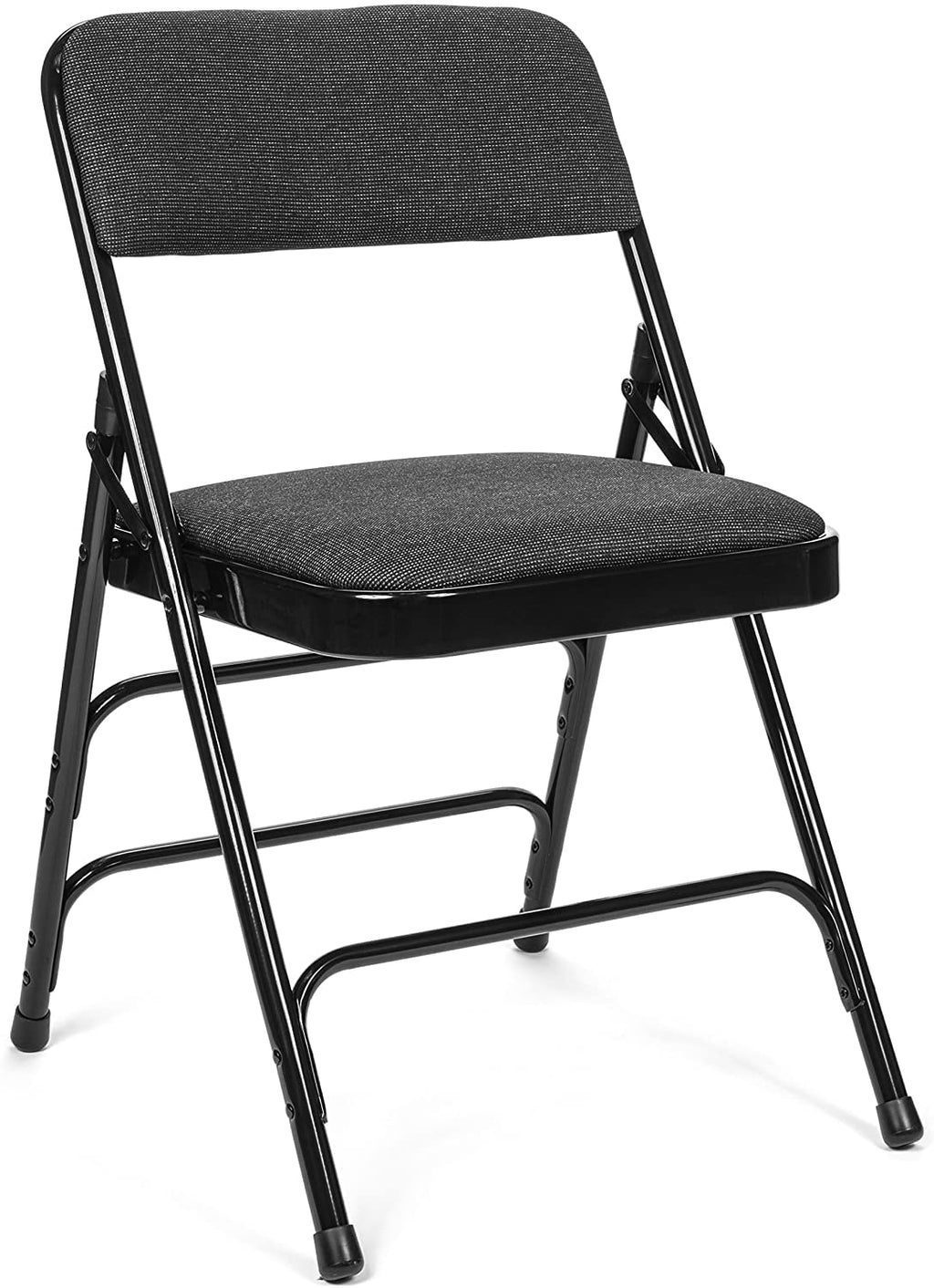 Black 5pc Folding Card Table and Padded Chair Set A950130