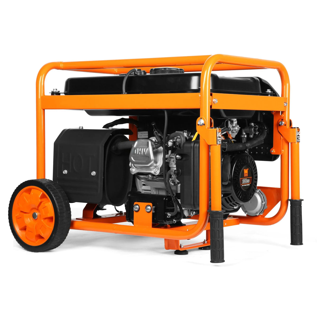 4375-Watt Dual Fuel Portable Generator with Wheel Kit L324