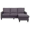 Charcoal Reversible Chaise Sectional W259035