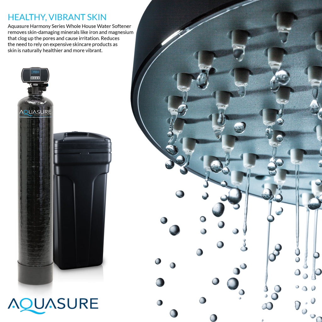 Whole House Water Softener Reverse Osmosis Drinking Water Filter Bundle 32,000 Grains B7921