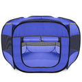 Portable Pet Playpen Dark Blue V246572