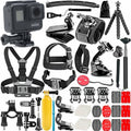 Black Action Camera with Accessory Kit W6867