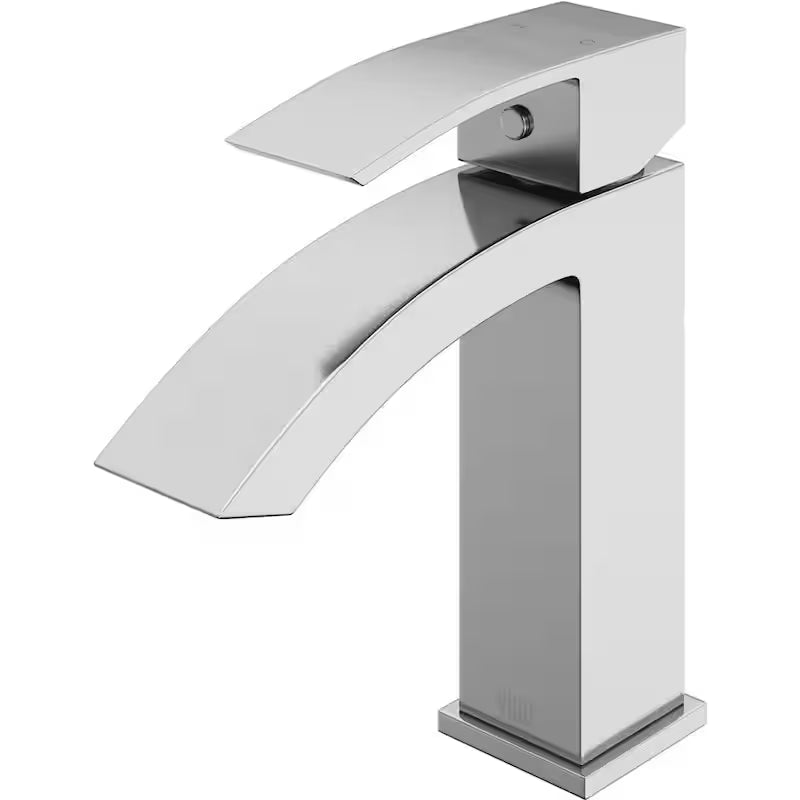 Single Handle Bathroom Faucet Brushed Nickel U943931