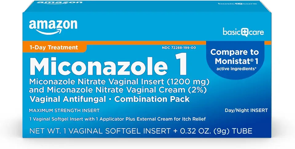 Miconazole Nitrate Vaginal Insert 1200 mg and Vaginal Cream 2 percent Yeast Infection Treatment N933