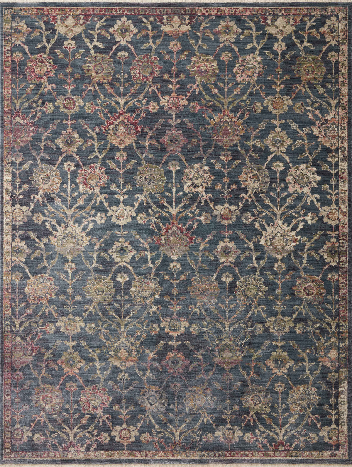Navy Multi Rug F9173