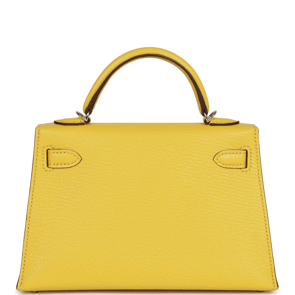 Jaune de Naples Verso Chèvre Palladium Hardware Bag U6881