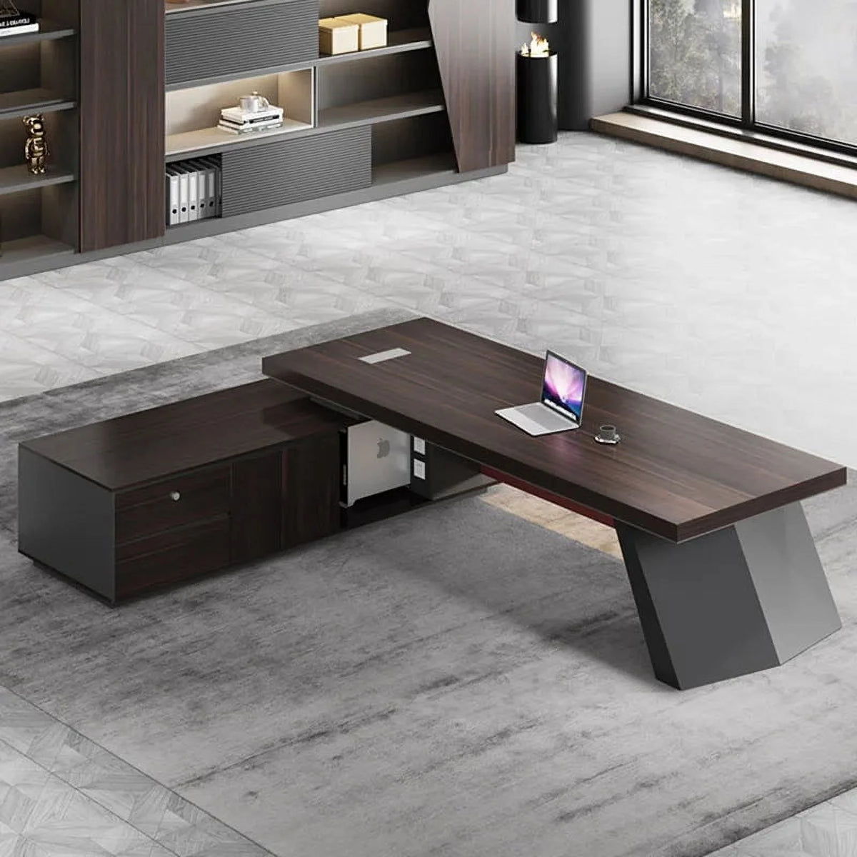 Executive Office Desk with Drawers U511