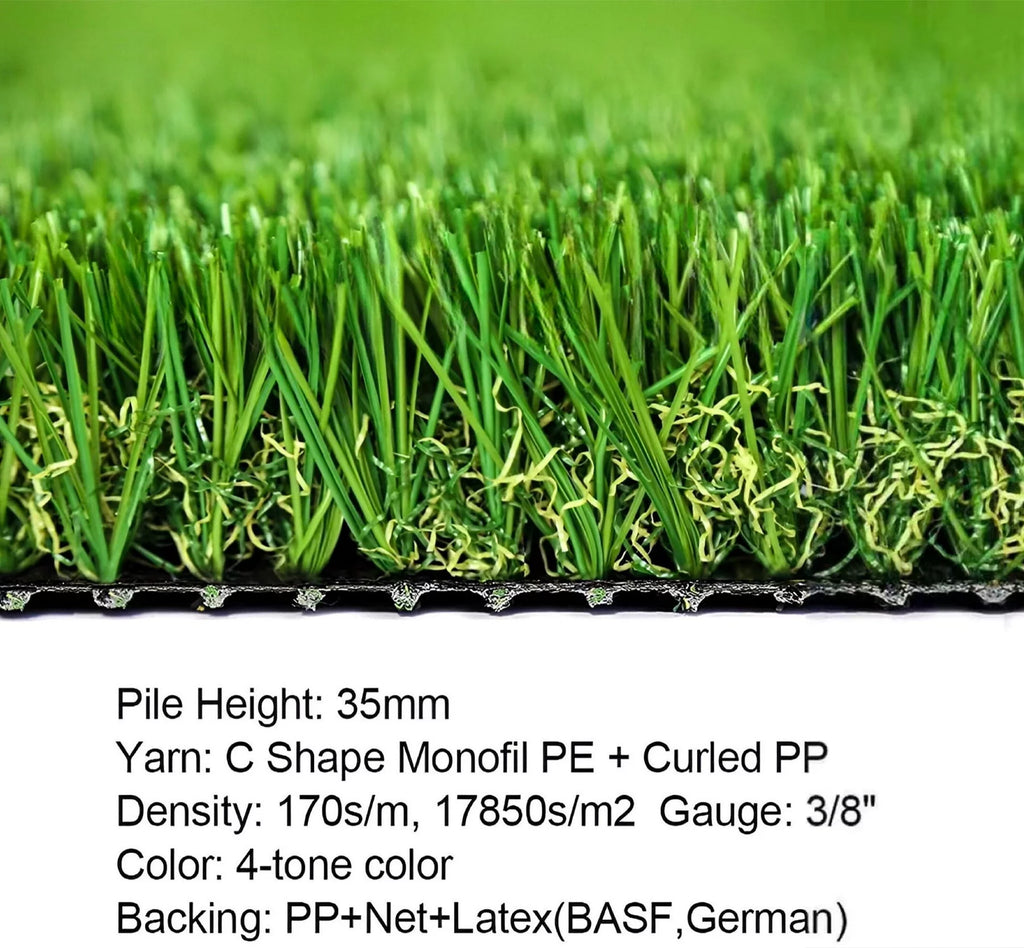 Artificial Grass 1.38" Pile Height 5' x 25' N30640