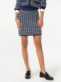 Tweed Mini Sweater Skirt P3703