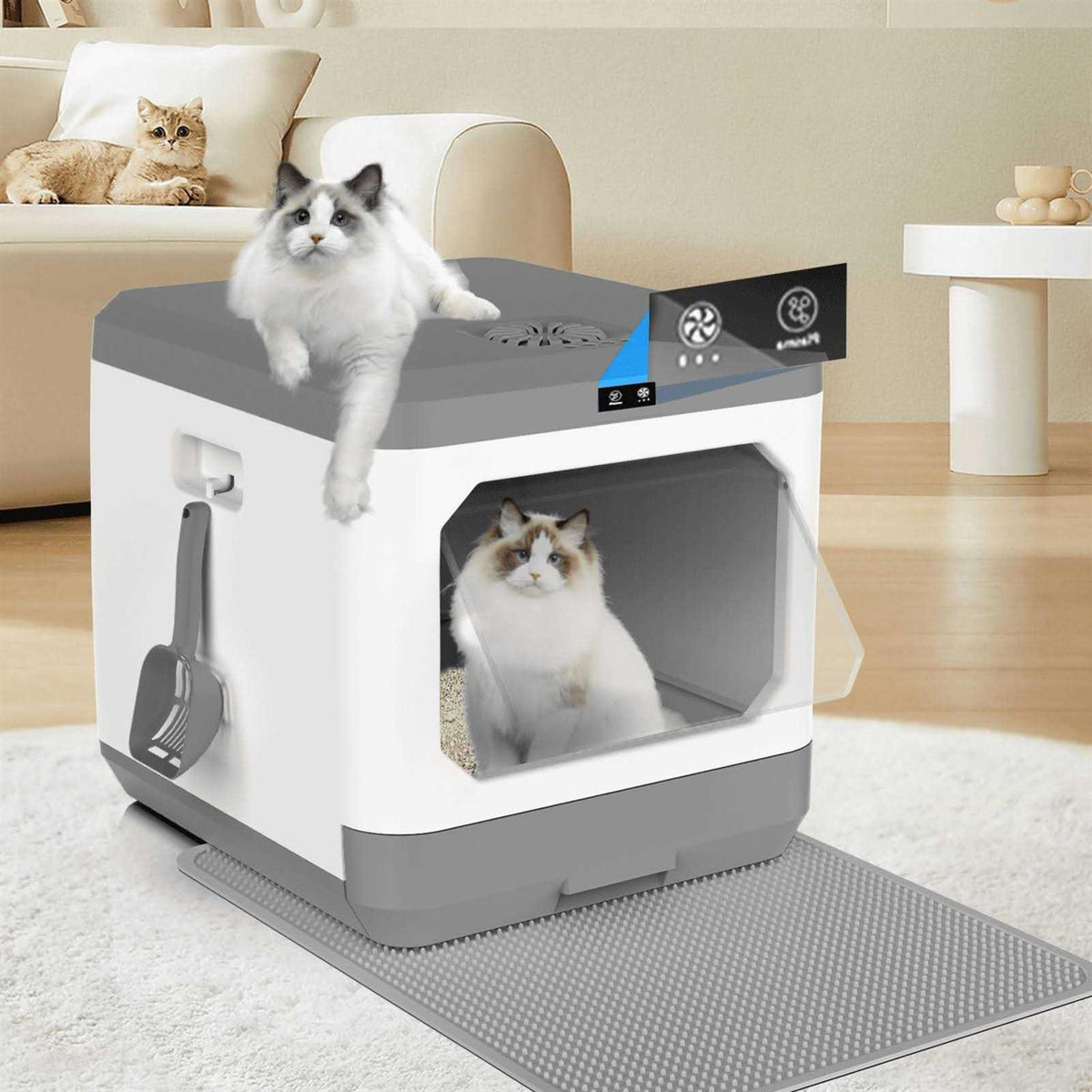 Large Cat Litter Box Enclosure O529