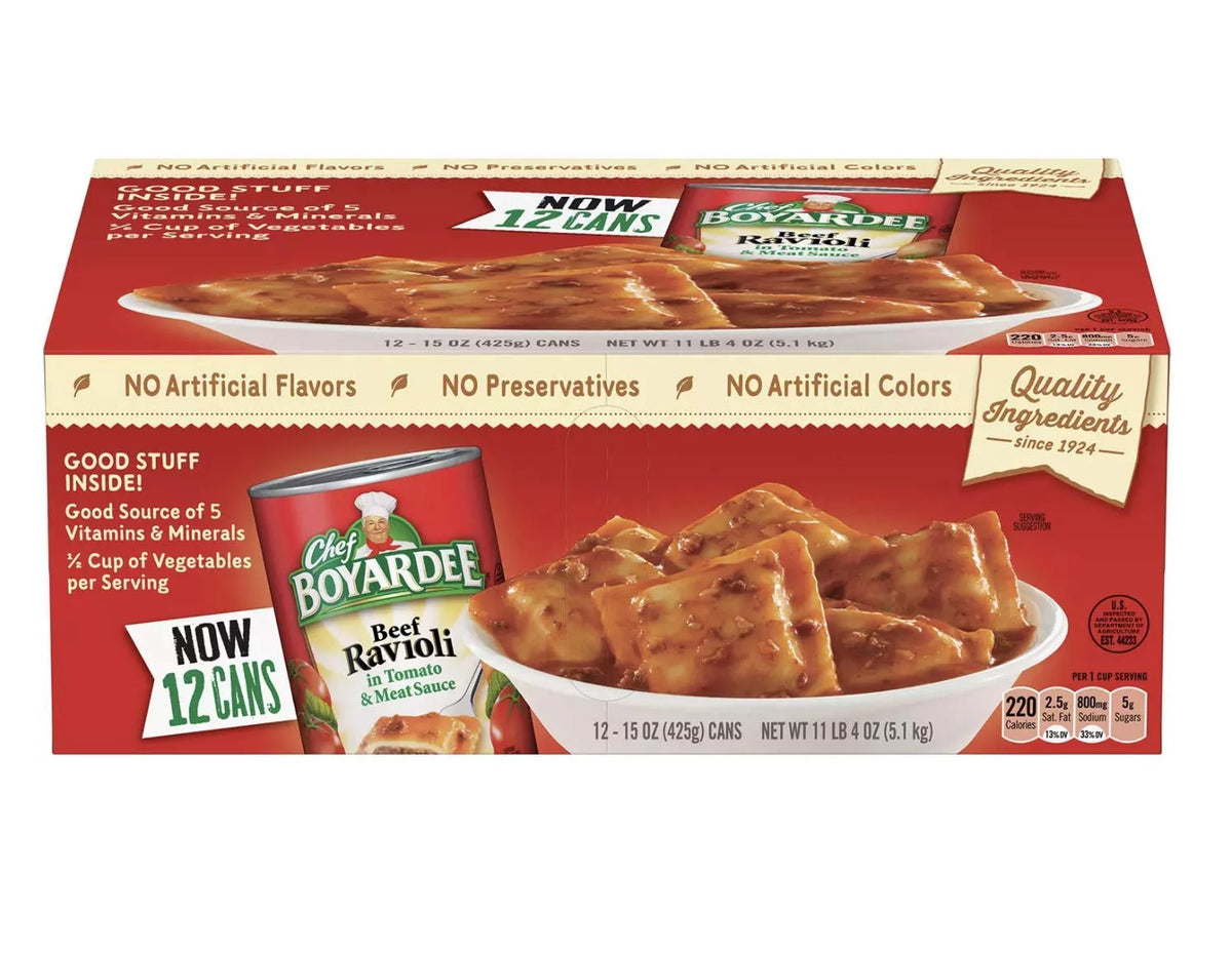 Beef Ravioli 15 oz. 12 pk. F905