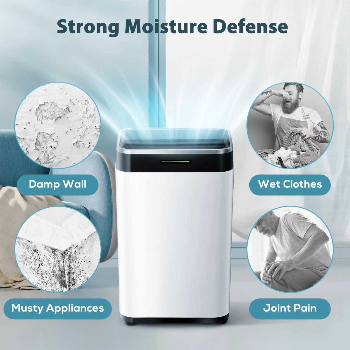 45 Pint Dehumidifier with Drain Hose X235777