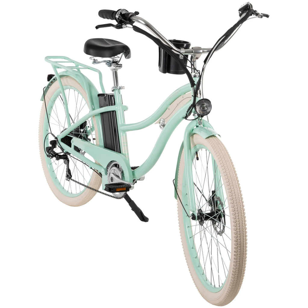 Mint Green 26-in 7-Spd Electric Cruiser Bike D57674