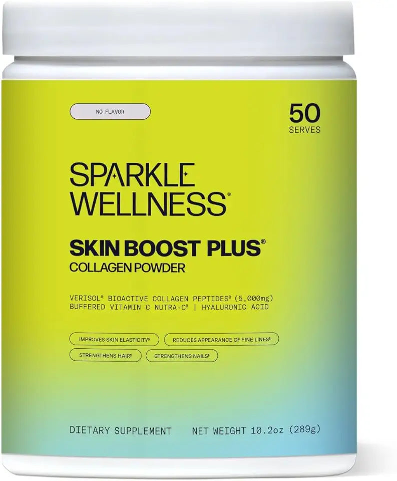Collagen Powder Supplement with Hydrolyzed Collagen Peptides, Vitamin C & Hyaluronic Acid X216