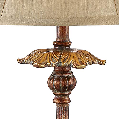 Set of 2 Gold Candlestick Table Lamps Z6094