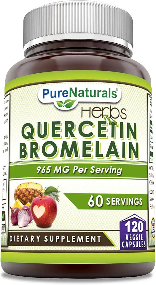 Quercetin with Bromelain 120 Veggie Capsules Supplement G7754