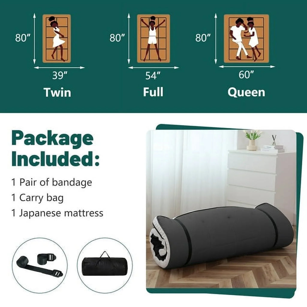 Japanese Floor Mattress with Storage Bag N817305