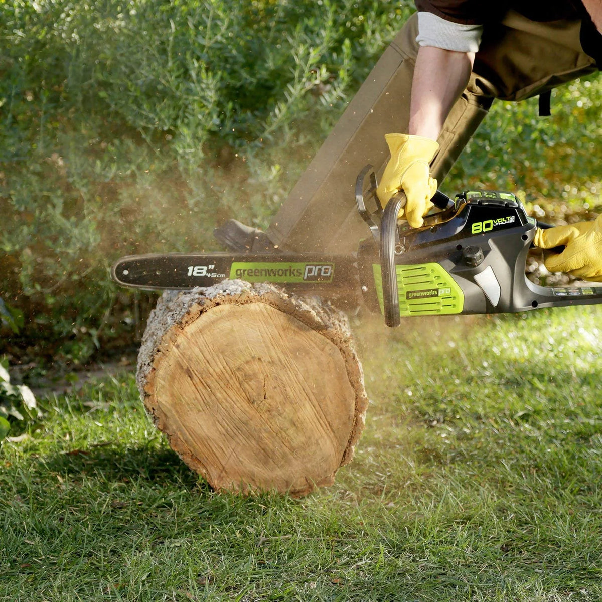 18-Inch 80V Cordless Lithium-Ion Chainsaw U1820