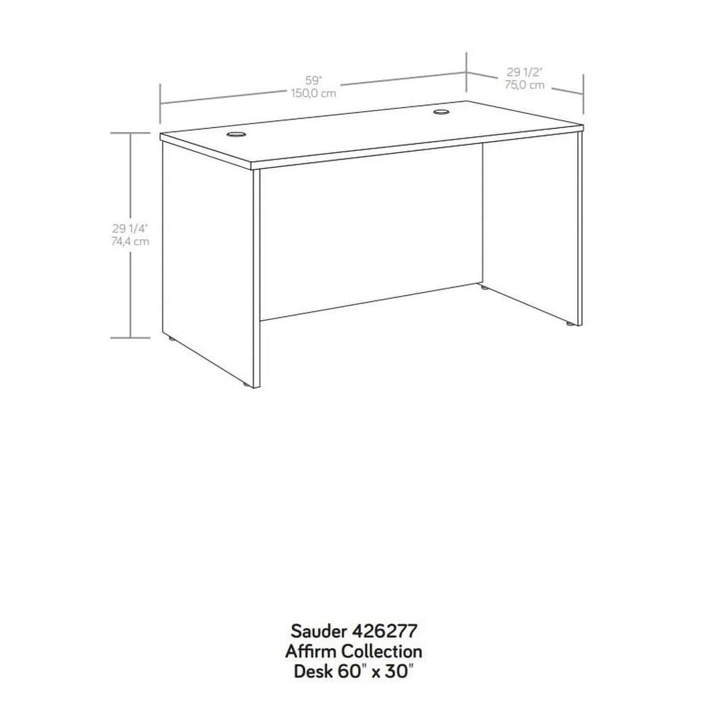 Engineered Wood Desk in Classic Cherry C5526